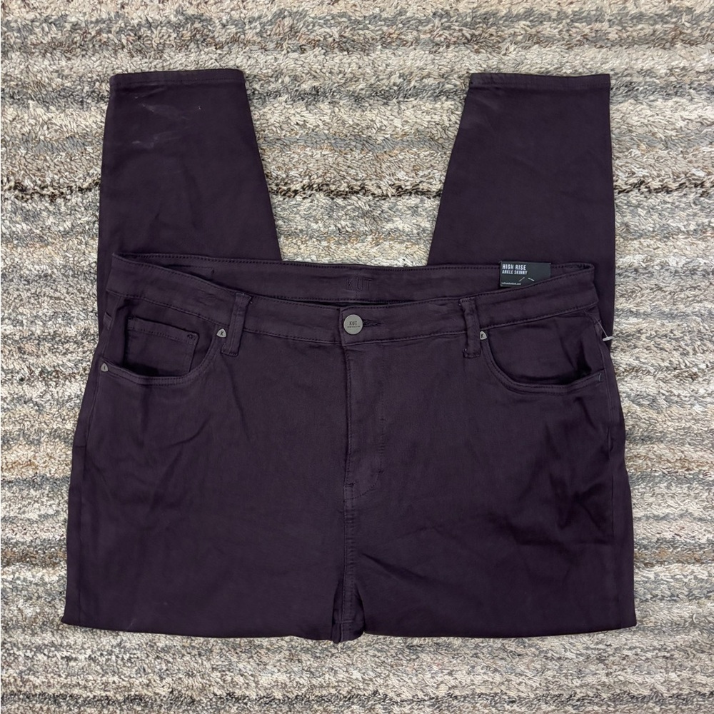 KUT From The Kloth High Rise Ankle Skinny Jeans Sz 18W NWT | KUT Skinny Jeans - - Picture 4 of 14